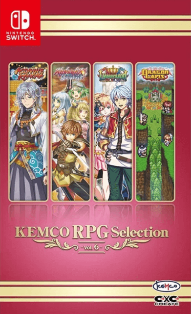 Kemco RPG Selection Vol. 1 box art for Nintendo Switch
